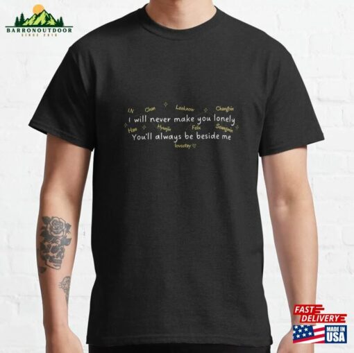 Stray Kids Love Stay Lyrics Classic T-Shirt