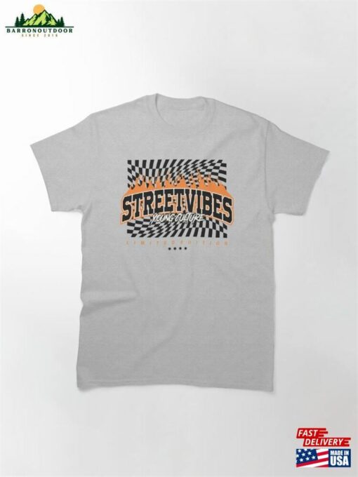 Streetvibes Young Culture Skate With Flames Classic T-Shirt Hoodie