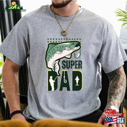 Super Dad Fishing T-Shirt Professional Baiter Gift For Men Hoodie Sweatshirt