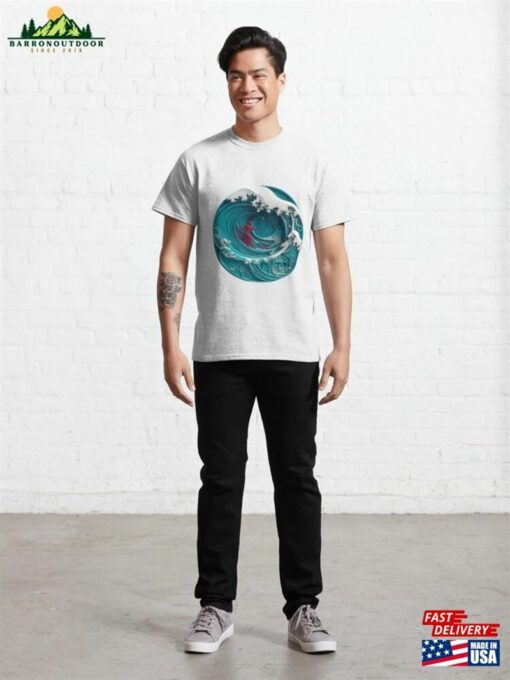 Surf In Art Paper Classic T-Shirt Sweatshirt Hoodie