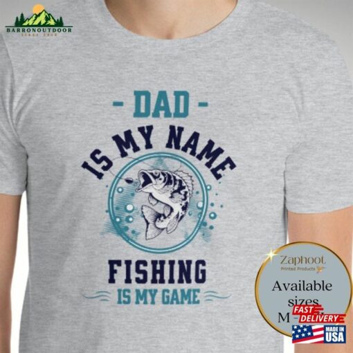 T-Shirt For Fishing Dad Short Sleeve 5 Colours Available M 3Xl Father Classic