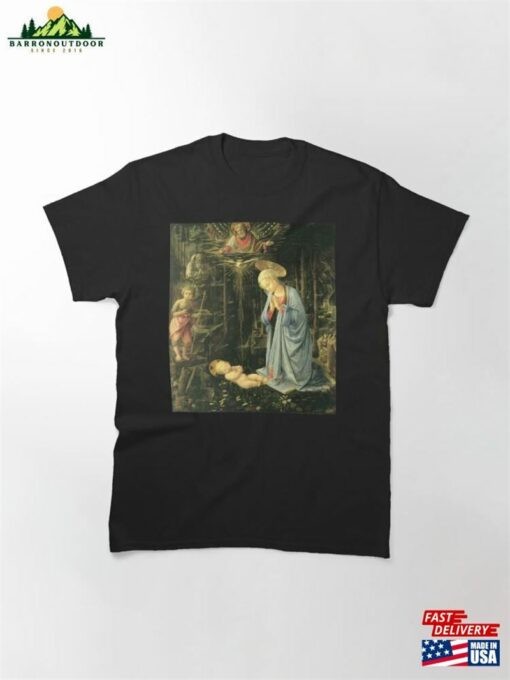 The Adoration In Forest Filippo Lippi Classic T-Shirt Unisex