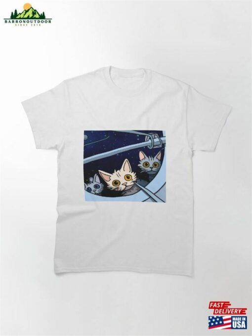 The Astro Cats Exploring Great Beyond Classic T-Shirt Hoodie