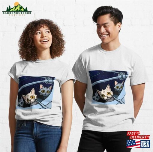 The Astro Cats Exploring Great Beyond Classic T-Shirt Hoodie