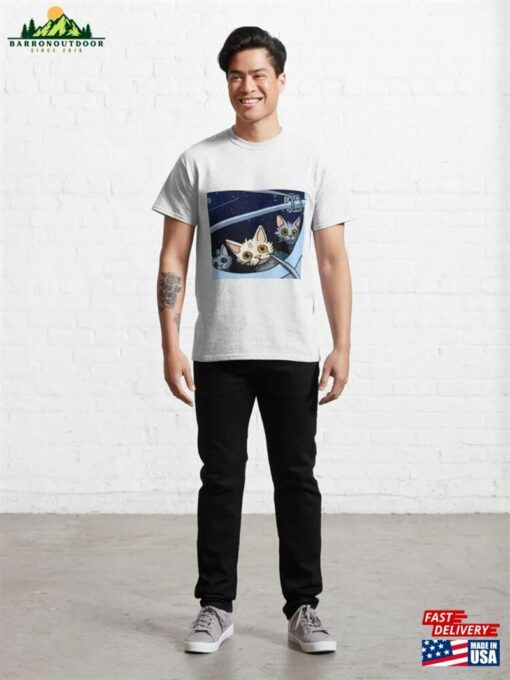 The Astro Cats Exploring Great Beyond Classic T-Shirt Hoodie