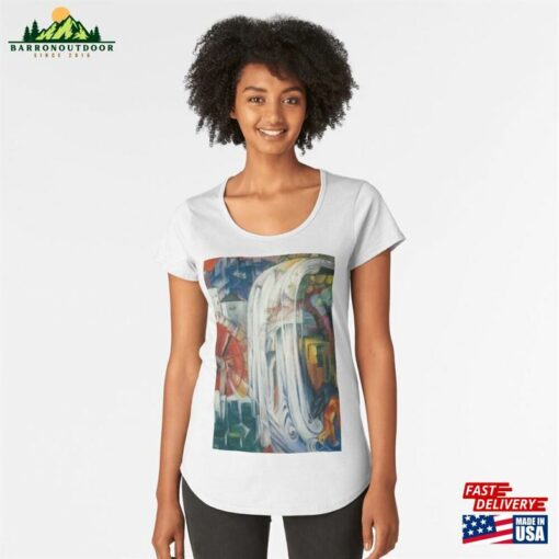 The Bewitched Mill — Franz Marc 1913 Premium Scoop T-Shirt Sweatshirt Unisex