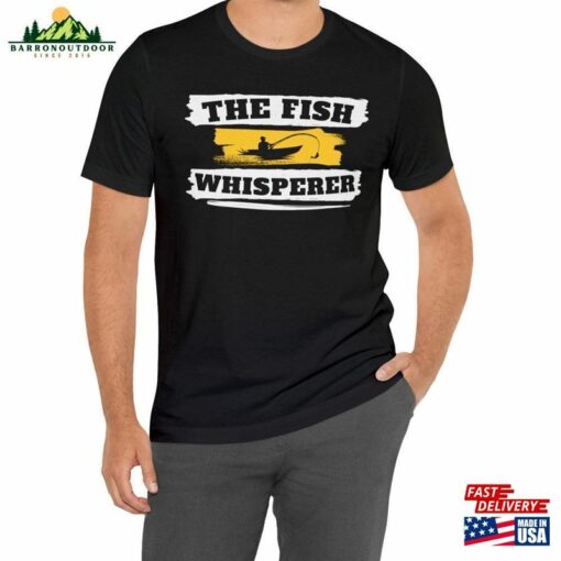 The Fish Whisperer Mens Fishing T-Shirt Funny Shirt Graphic Tee Unisex Hoodie