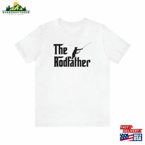 The Rodfather T Shirt Fishing Dad Gift Classic Sweatshirt