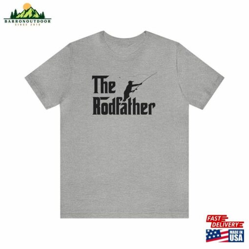 The Rodfather T Shirt Fishing Dad Gift Classic Sweatshirt