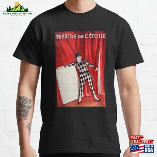 Theatre De L’etoile Avec Une Comedie Nouvelle Sacha Guitry Leonetto Cappiello 1920 Classic T-Shirt Unisex