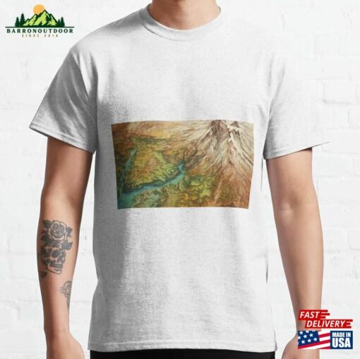 Topographic Art Classic T-Shirt Hoodie