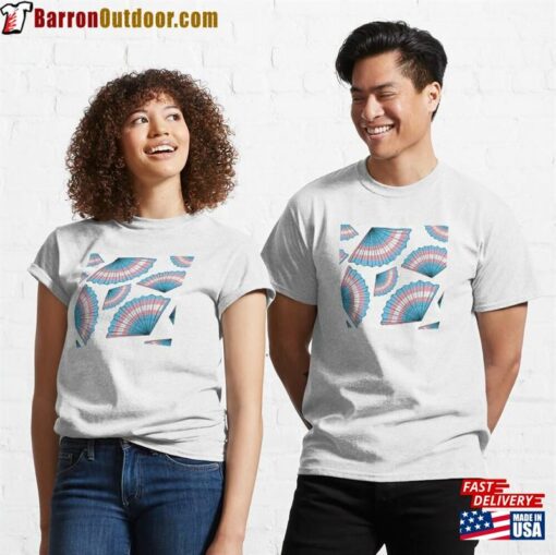 Trans Flag Folding Fans Classic T-Shirt Hoodie