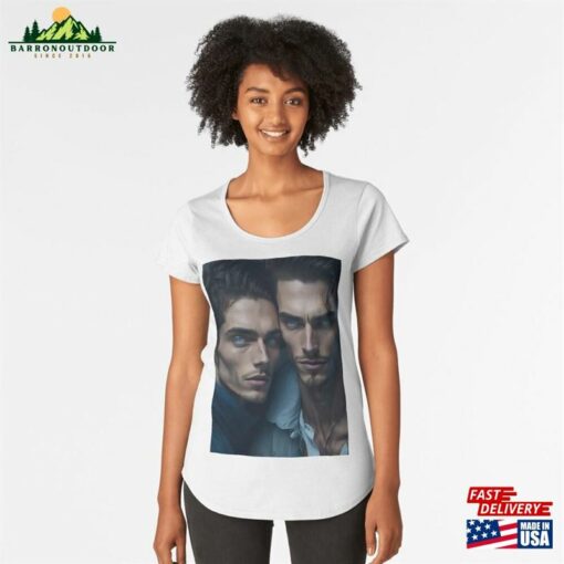 Two Beautiful Men Premium Scoop T-Shirt Sweatshirt Hoodie