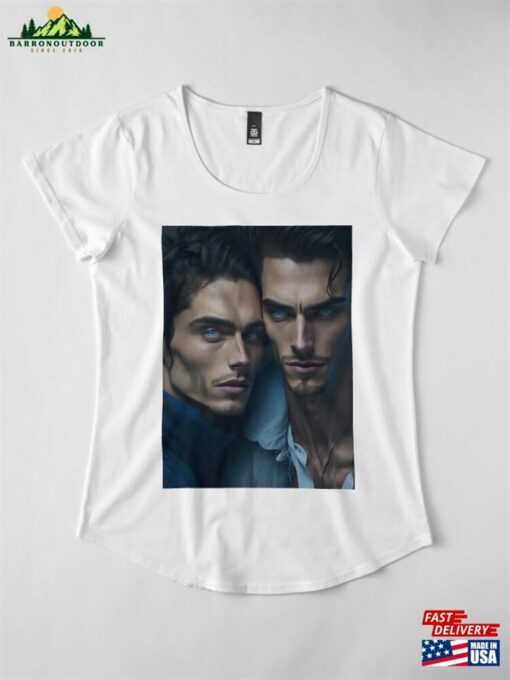 Two Beautiful Men Premium Scoop T-Shirt Sweatshirt Hoodie