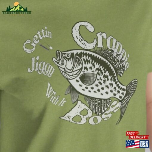 Unisex Crappie Fishing T-Shirt For Birthdays Father’s Day Or Mother Sweatshirt