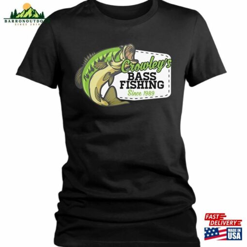 Women’s Personalized Fishing T-Shirt Fisherman Trip Bass Shirt Expedition Tee Men Unisex