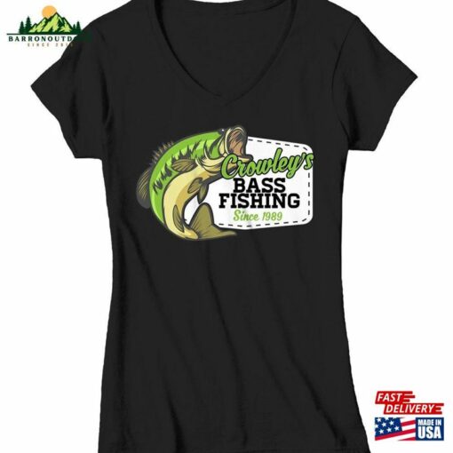 Women’s Personalized Fishing T-Shirt Fisherman Trip Bass Shirt Expedition Tee Men Unisex