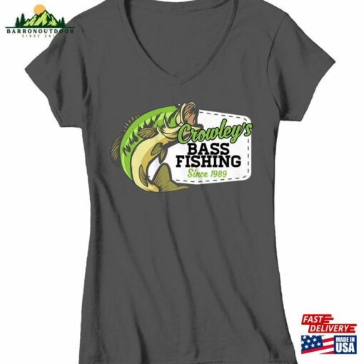 Women’s Personalized Fishing T-Shirt Fisherman Trip Bass Shirt Expedition Tee Men Unisex