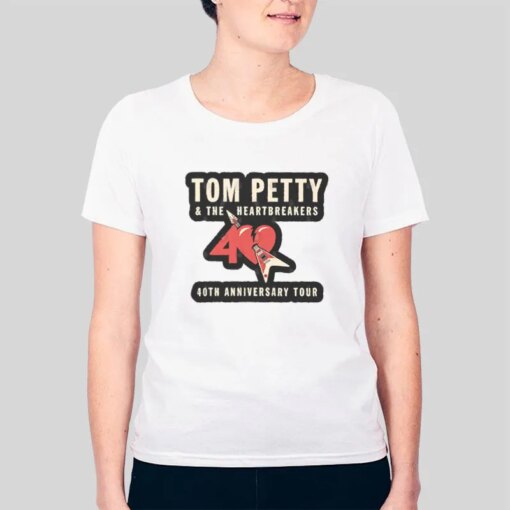 40th Anniversary Tour Tom Petty T Shirts