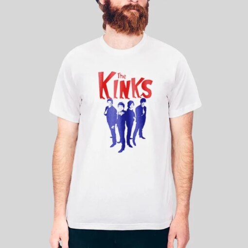 60s Vintage The Kinks English Rock Band T Shirt