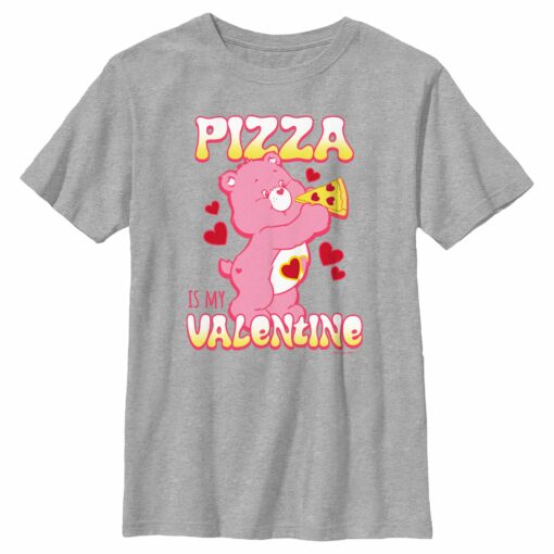 Boy_s Care Bears Pizza Is My Valentine Love-A-Lot Bear T-Shirt