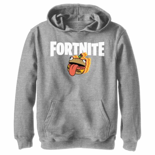 Boy_s Fortnite Durr Burger Logo Pull Over Hoodie