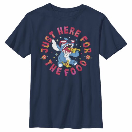 Boy_s Lilo & Stitch Just Here for the Food T-Shirt