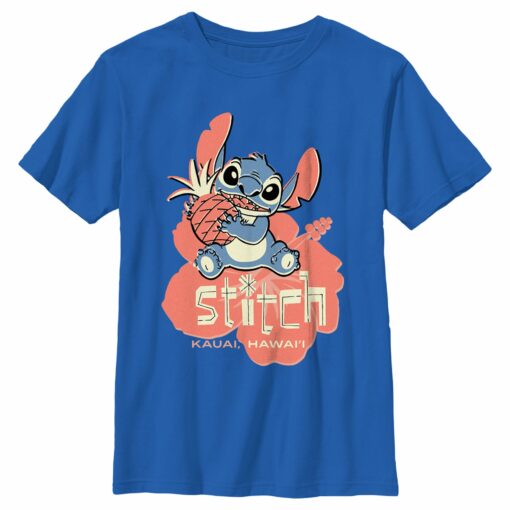 Boy_s Lilo & Stitch Kauai Pineapple Stitch T-Shirt