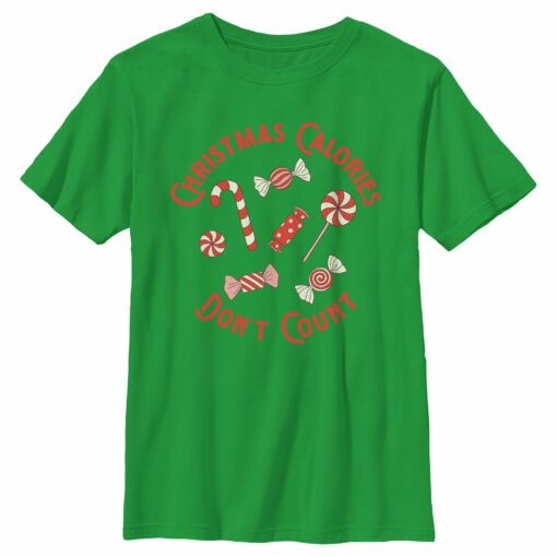 Boy_s Lost Gods Christmas Calories Don_t Count T-Shirt