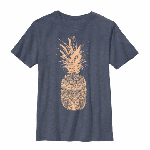 Boy_s Lost Gods Henna Print Pineapple T-Shirt