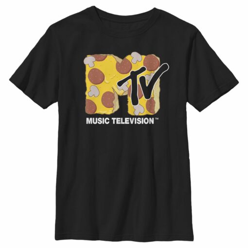 Boy_s MTV Pepperoni Pizza Logo T-Shirt