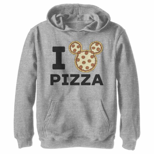 Boy_s Mickey & Friends Mickey Mouse Pizza Pull Over Hoodie