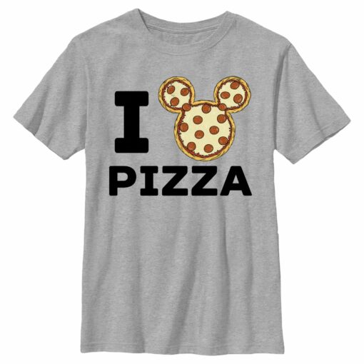 Boy_s Mickey & Friends Mickey Mouse Pizza T-Shirt