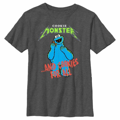 Boy_s Sesame Street And Cookies for All Monster T-Shirt