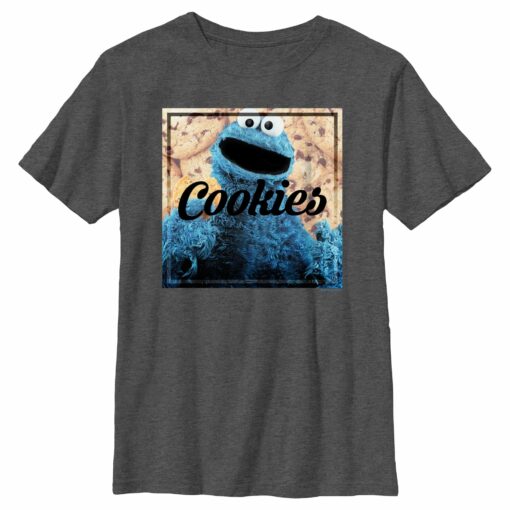 Boy_s Sesame Street Cookie Lover Portrait T-Shirt