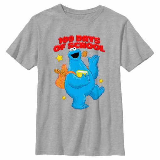 Boy_s Sesame Street Cookie Monster 100 Days of School T-Shirt