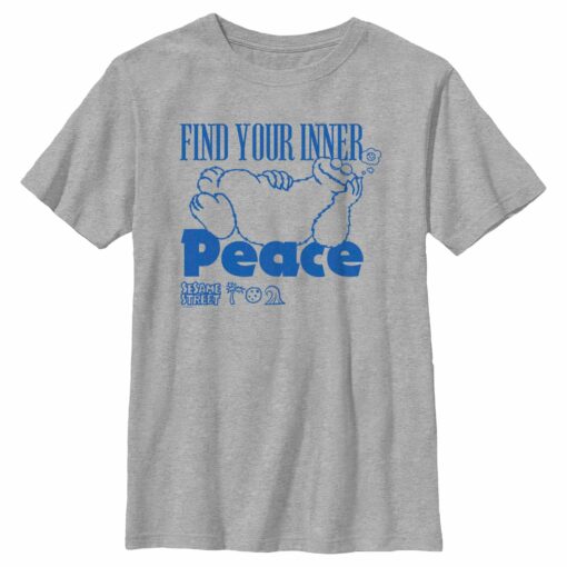 Boy_s Sesame Street Cookie Monster Find Your Inner Peace T-Shirt