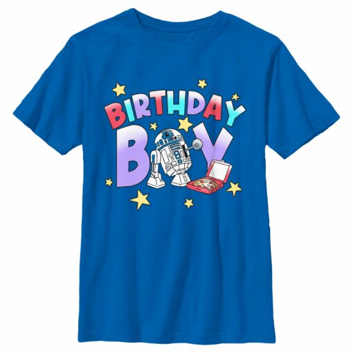 Boy_s Star Wars Birthday Boy R2-D2 Party T-Shirt