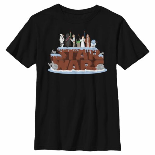 Boy_s Star Wars Birthday Cake Logo T-Shirt