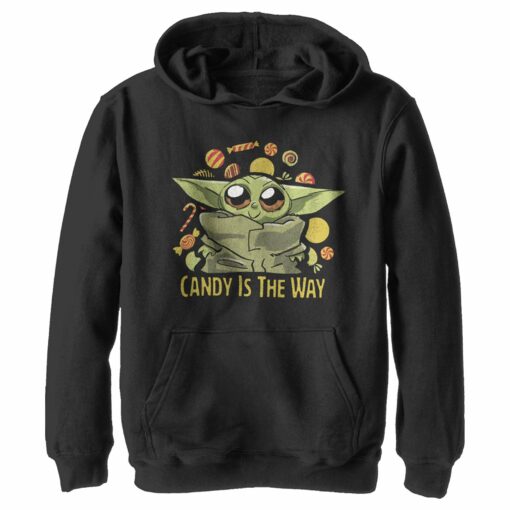 Boy_s Star Wars The Mandalorian Follow the Candy Pull Over Hoodie