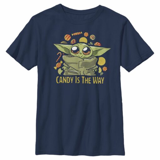 Boy_s Star Wars The Mandalorian Follow the Candy T-Shirt