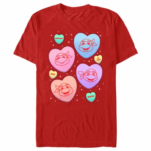 Boy_s Teenage Mutant Ninja Turtles Candy Hearts T-Shirt