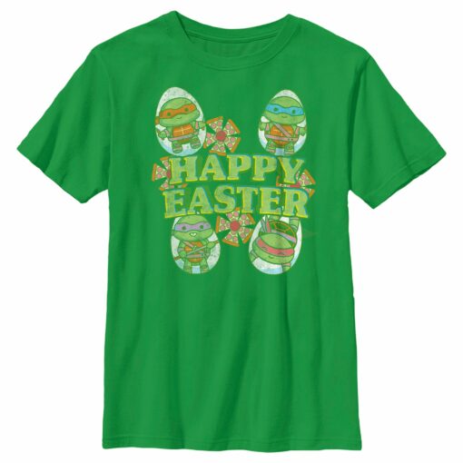 Boy_s Teenage Mutant Ninja Turtles Happy Easter Cute Best Friends T-Shirt