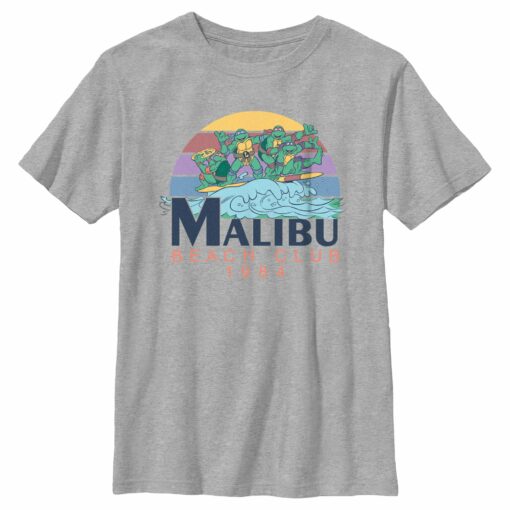 Boy_s Teenage Mutant Ninja Turtles Malibu Beach Club 1984 Crew T-Shirt