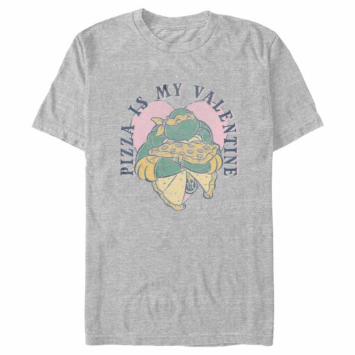 Boy_s Teenage Mutant Ninja Turtles Michaelangelo Pizza is My Valentine T-Shirt