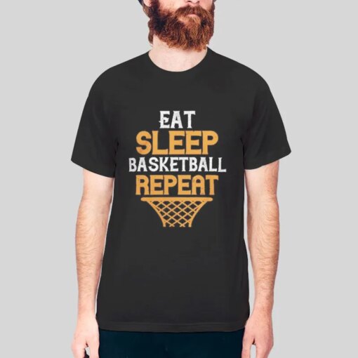 Eat Sleep Repeat Best Friend Basketball Shirts