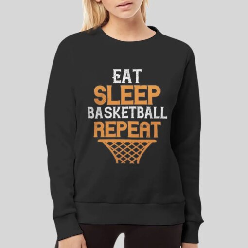 Eat Sleep Repeat Best Friend Basketball Shirts