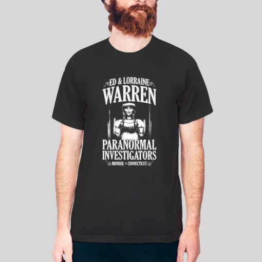 Ed Lorraine Warren Paranormal Investigators T Shirt