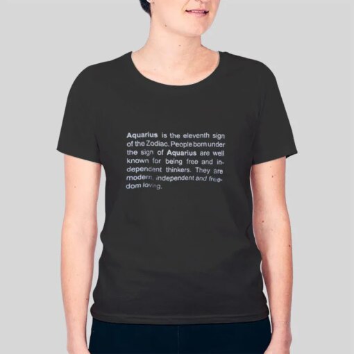 Eleventh Sign Of The Zodiac Vetements Aquarius Shirt