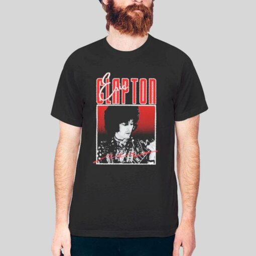 Eric Clapton English Rock And Blues Guitarist T Shirt